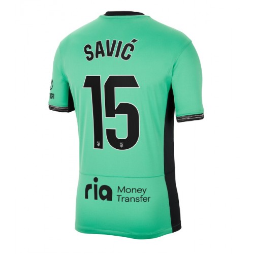 Maillot de foot Atletico Madrid Stefan Savic #15 Troisième 2023-24 Manches Courte